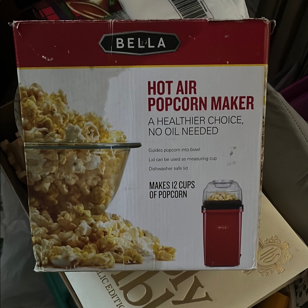Bella Red Hot Air Popcorn Maker